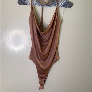 Pink Halter Bodysuit